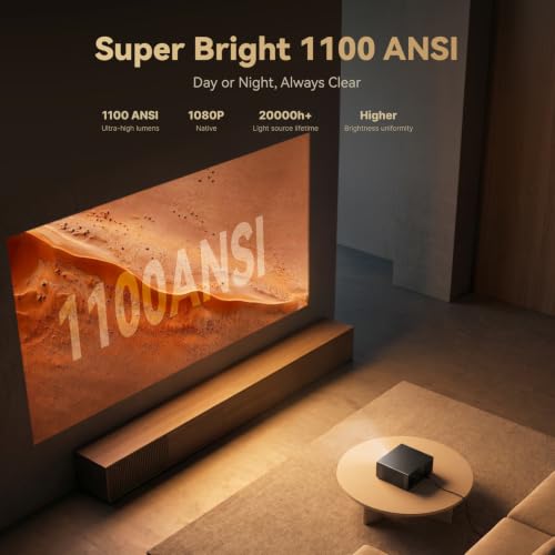 Wanbo X5S 1100 ANSI Smart Projector 4K HDR10 Dolby Audio HDMI 2.1
