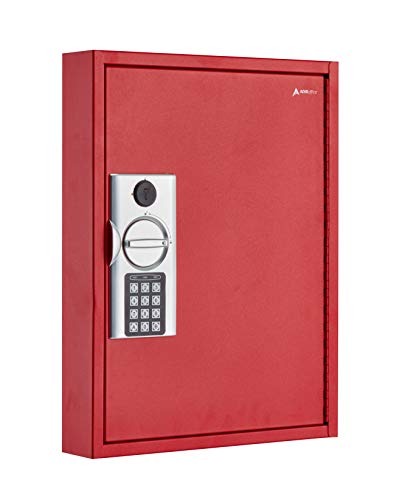 Adiroffice Key Holder Wall Mount - 60 Keys Lock Box with Code, Key Cabinet Wall Mount, Valet Parking Key Box, Car Dealer Key Cabinet - Space Saving Locking Key Box Wall Mount with Digital Lock