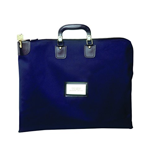 Locking Briefcase Style Courier Bag (Yale Blue (Navy))