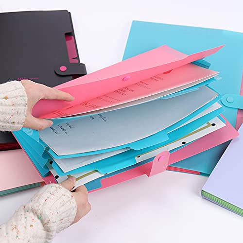 Liudan Clipboard File Document Bag Pouch Bill Folder Holder Organizer Fastener School Office Supplies Expanding File Folder Document Storages Office Clipboard (Color : C)