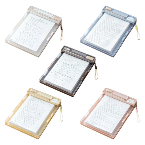 Ergonomic a 4 Clipboard Folder File Document Organizers Files Holder Featuring Pen Slot Card Holder and File Storage Space Owner Folder