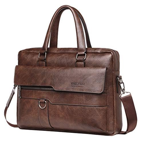 Hebetag Business Briefcase Messenger Bag Handbag for Men Women Office Work Laptop Computer Crossbody Shoulder Travel Outdoor Daypack