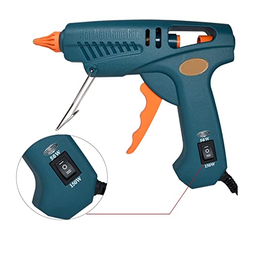 LIBODD Hot Glue Gun Professional Household Hot Silicone Gun Temperature Adjustable Glue Gun Set Leak-Proof Glue Pure Copper Nozzle Design for DIY Arts, Crafts and Quick Repairs(Package-3)