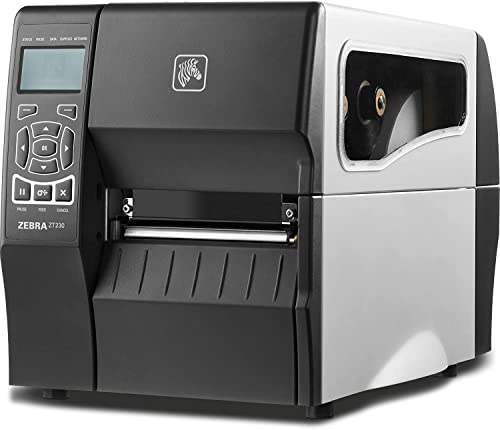 Zebra ZT230 Wireless Industrial Thermal Transfer and Direct Thermal Barcode Label Printer - WiFi, Ethernet, Serial and USB Connectivity - 203 DPI, 6 IPS, 4" Print Width, Monochrome - JTTANDS
