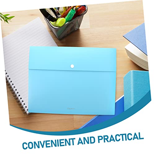XlyCjkb File Folder, 5pcs Portable Organ Bag Expanding Folder Accordion Folder Office Folder Holder Wallet Accordion Organizer Purse Holder Stand Student documents Multi-Layer, Green
