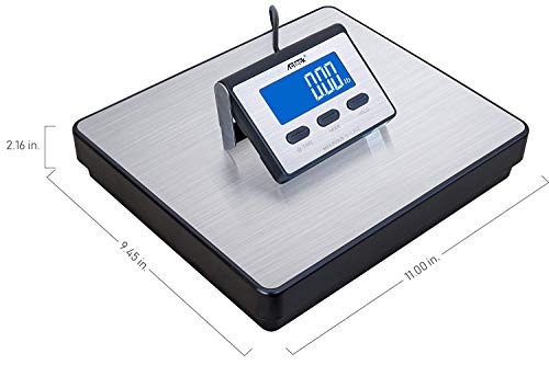 Acteck A-BC200 200LB x 0.2 OZ Digital Heavy Duty Shipping Postal Scale, Stainless Steel