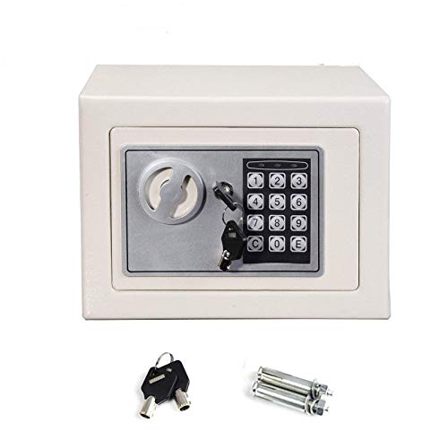 TBLOTYD Safe Box,Electronic Digital Safe Box Lar16 Litre Volume for Home Hotel/Gray/16L ，White-4.6L