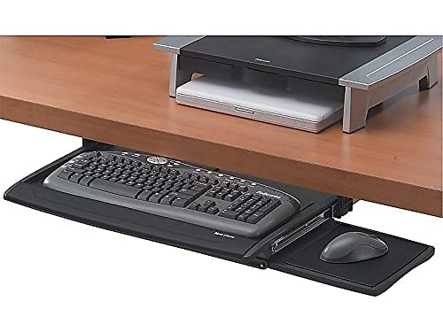 Fellowes 8031207 Keyboard Drawer, Foam Wrist Rest,20-1/2-Inch x11-1/8-Inch,BK/SR