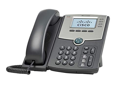Cisco Remanufactured SPA514G 4-Line GigE IP Phone, Cisco Small Business Product 1-Year Limited Hardware Warranty (SPA514G-RF)