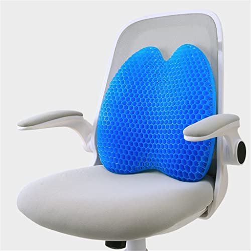 UIOLCFG Car Seat Office Chair Massage Back Lumbar Support Mesh Ventilate Cushion Pad Wear-Resistant Soft Comfortable