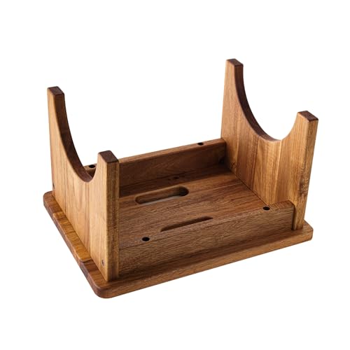 LITY Wooden Step Stool, One Step Stools for Adults, 9'' Small Kitchen Stepping Stool,Heavy Duty Beside High Beds, Bedroom Foot Stool