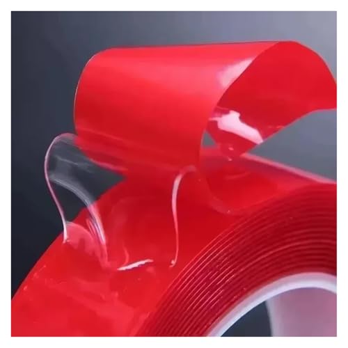 WANGXCQ Double Sided Tape Clear Heavy Duty Glue Removable No Traces Adhesive Mounting Tapes Home Car Stickers(18meters- (6rolls),5mm)
