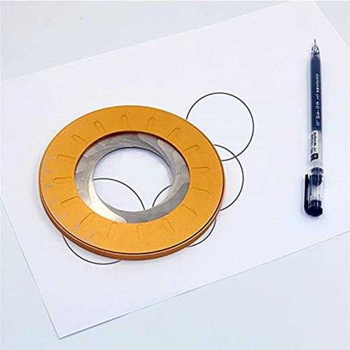 Compass Set Round Stainless Steel Compas Circle Drawing Tool School Ruler Set Geometry Compass Professional Drawing Compa (12.5 cm) Drawing Compass