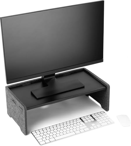Durable Effect Laptop Stand, Height-Adjustable Monitor Desk Riser