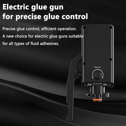 Electric Glue Dispenser, Auto Glue Dispenser Tool with Adjustable Speed, Intelligent Back-Suction Liquid Glue Gun for Pressing, Squeezing, DIY Crafts and Precision Glue Work Repair
