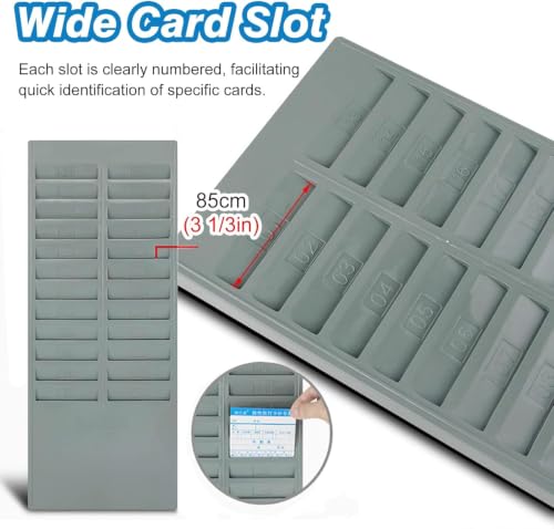 Small Businesses Time Card Holder/Workshop Material Card Stand