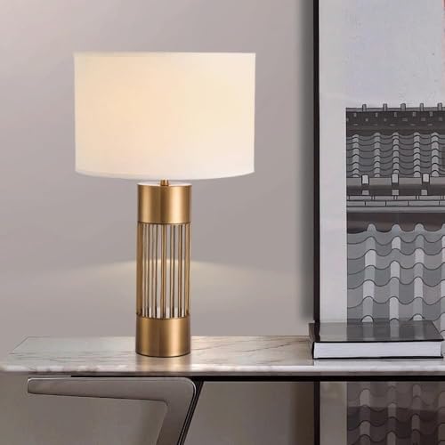 ROPCVAX Nordic Fashion Modern Creative Fabric Desk Lamp for Living Room, Study & Office