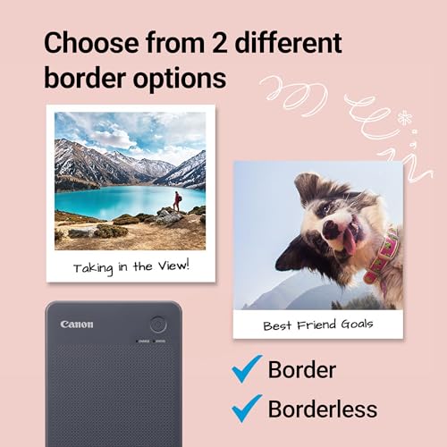 Canon SELPHY QX20 Compact Photo Printer Dark Gray
