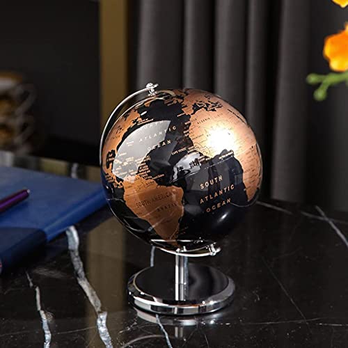 JDXQBLD Practical Globe Learning Educational Globe Rotating Vintage Geographic Globes Black Sea World Globes 5.5 Inch for Explore The World's Beautifully Decor，5.5in Medium a