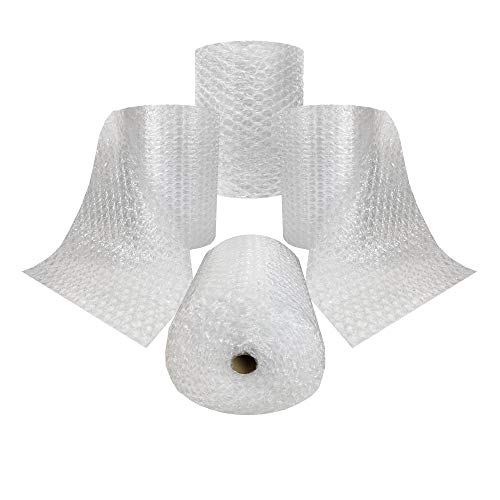 UOFFICE Roll of Bubble Cushioning Wrap - 24" Wide x 260 Ft - Large 1/2" Bubbles