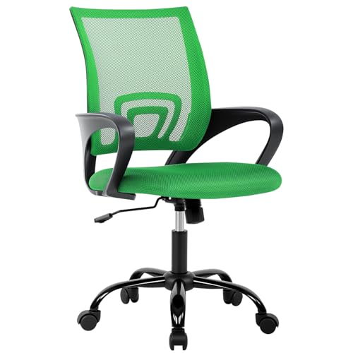 BestOffice | Ergonomic Office Chair | Green | Pack of 1 | Mesh Desk Chair