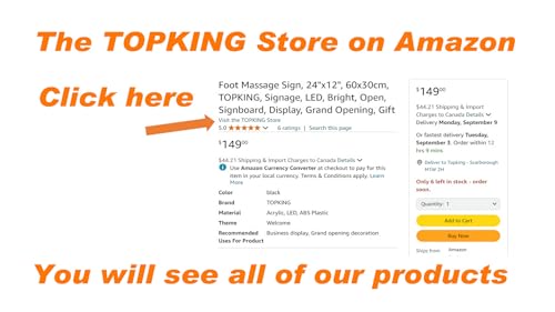 Waxing Sign, Jumbo Size, 27"x15", 69x38cm, TOPKING, LED, Neon, Florescent, Signage, Signboard, Display, Billboard, Screen, Grand Opening, Gift