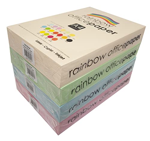 Rainbow A4 80Gsm Office Paper 500 Sheets, Lavender