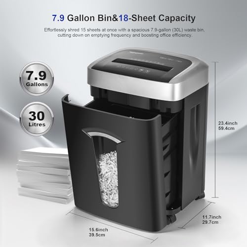 Wingwise 18 Sheets Paper Shredder Heavy Duty for Home Office