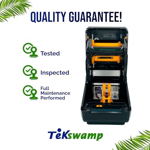 ZEBRA ZD620t 300 dpi Thermal Transfer Desktop Printer - Ethernet, Bluetooth, Serial, USB Connectivity - 6 IPS, Print Width 4 in, ZD620 Barcode Label Printer - ZD62043-T01F00EZ YKGAV