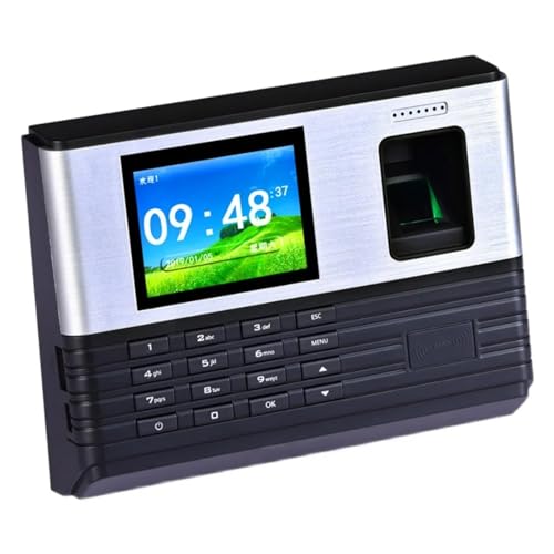 Fingerprint Time Clock Biometric Attendance Machine Password ID Card Puncher A-L355 English Version with Multi-Language and Staff Support