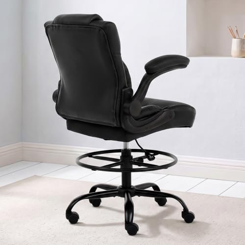 Drafting Chair, Tall Office Chair for Standing Desk, 500 lbs Capacity