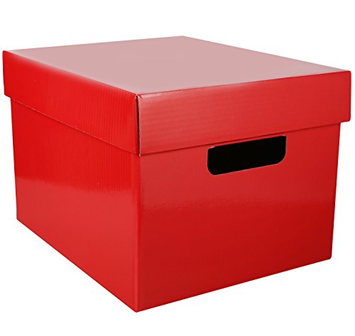 Storage and Raffle Ticket Donation Collection Ballot Box Reusable thick Cardboard with Slot comment Suggestion Box With Removable Display Header (Orange,Red,Yellow,Purple,Blue,Green)