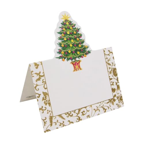 Caspari Gilded Tree Place Cards - 8 Per Package, 5 Packs