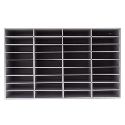 Literature Organizer 36 Slots PVC Desktop Classroom Mailbox White