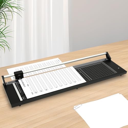 Premium Rotary Trimmer, 36in Paper Cutter, Straight Office Paper Trimmer, Self-Sharpening, for hobbyists at Home, Office, and School