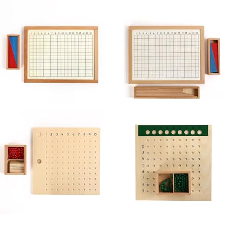 LLTCMAOYI Montessori Mathematical Operation Material Board Teaching AIDS, Early Learning Tools for Mathematics
