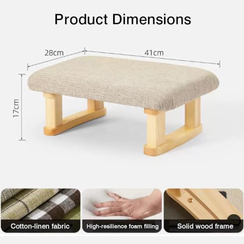 Ergonomic Under Desk Footrest,Leg Support Rest with Comfortable Foam Cushion,Improving Posture Max-Load 150kg(Color-2)
