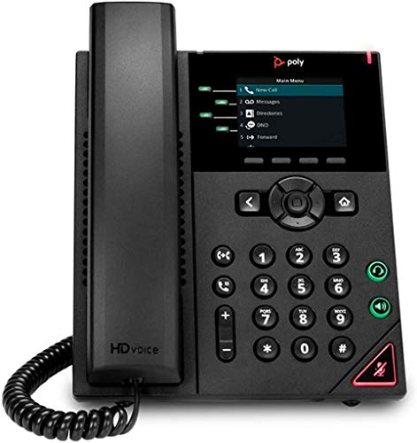 Poly 250 IP Phone - Corded - Corded - Desktop, Wall Mountable