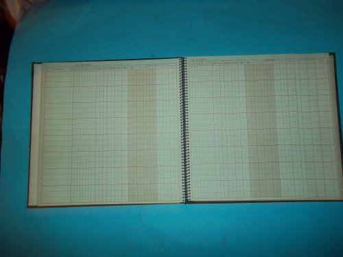 National 34-561 Payroll Book Black