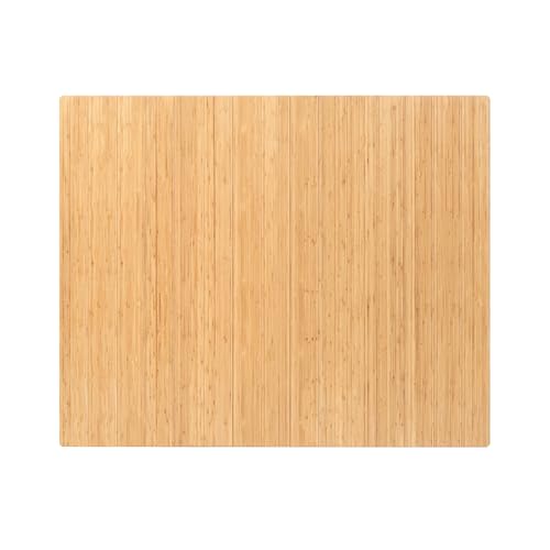 Anji Mountain Office Chairmat Thickest & Sturdy Bamboo Chairmats Highly Premium Quality Anti-Slip Heavy Duty for Multi-Purpose Hardwood Floor Office & Home Floor Protector Office Chair mat-8mm Thick