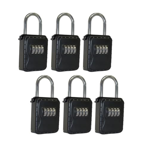 Key Lockbox Hide A Key Outdoor Hanging Lock Box Keysafe for Keys with Set Your Own 4 Digit Combination Code - Vault Locks 3200 (6)