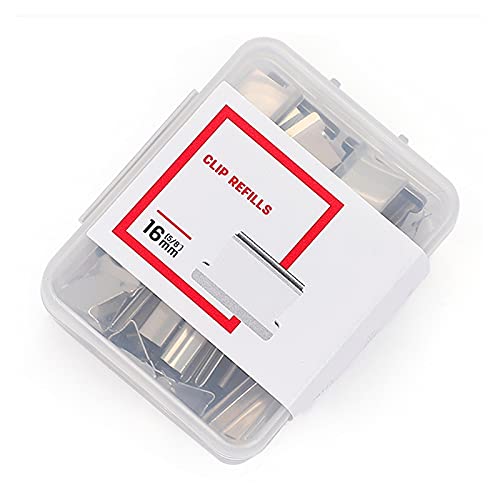 Liudan Stapler 1 Piece Portable Clam Clip Dispenser Hand Paper Clam Clip Stapler Dispenser Paper Clipper Metal Clips for School Office Stapler (Colour: Supplementary Clip)