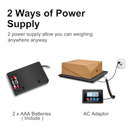 Fuzion Shipping Scale, 440LB x 10g High Accuracy Digital Postal Scale
