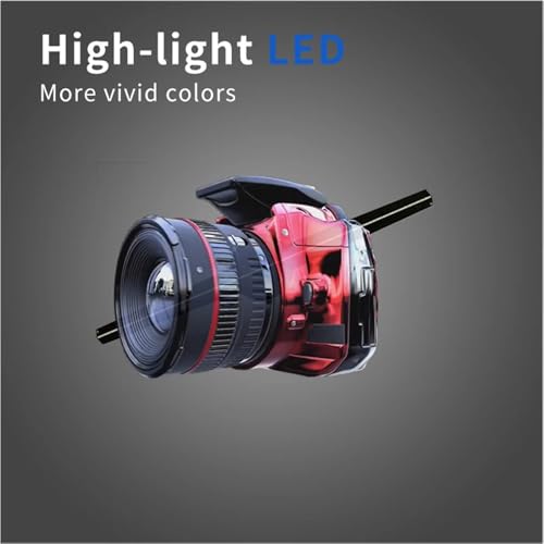 3D Hologram Projector Fan 10.6"/11.8''/16.5'' with Protective Cover for Advertising in Shops, Bars, Exhibitions(10.6Inch with Cover)