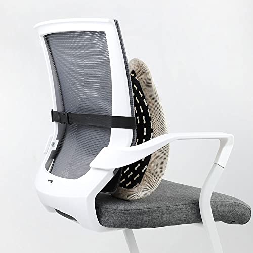 UIOLCFG Soft Memory Foam Seat Chair Lumbar Back Support Cushion Pillow for Office Home Car