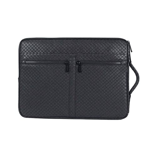 Waterproof Laptop Sleeve Bag with Handle Laptop Notebook Carrying Case (Color : Black Size : 15.6-inch) (Black 10)