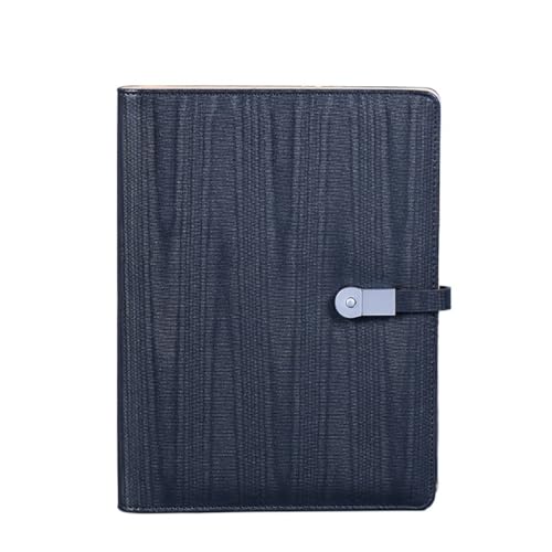 DFWZMQTG B5 Loose Leaf Notebook with Flash Drive Charging, Business Conference