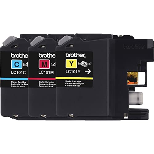Brother Genuine Standard Yield Color Ink Cartridges, LC1013PKS, 3-Pack, Cyan, Magenta, Yellow, 300 Pages/Cartridge