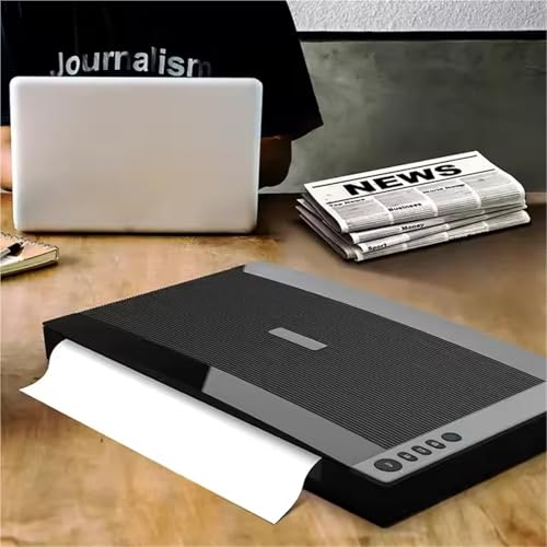 Portable Scanner, A3 Large Format Flatbed Scanner 1200dpi Optical Resolution 32 Or 64 Bit Easy Operation Buttons Design Supports OCR Email Print