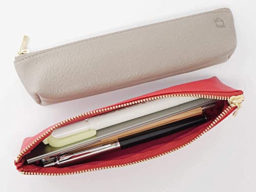 OSL-1801 Slip-On Pen Case, Soft Leather, Sage Green